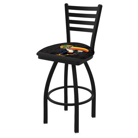 Holland Bar Stool Co Guinness Toucan 30 Swivel Bar Stool with Black Wrinkle Finish, L014 Notre Dame L01430ND-Guin-Tcn
